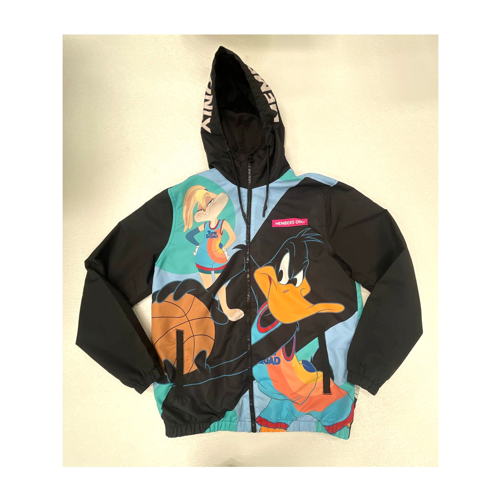 Members Only Space Jam 2 A New Legacy WindBreaker Jacket Men's Sz Small